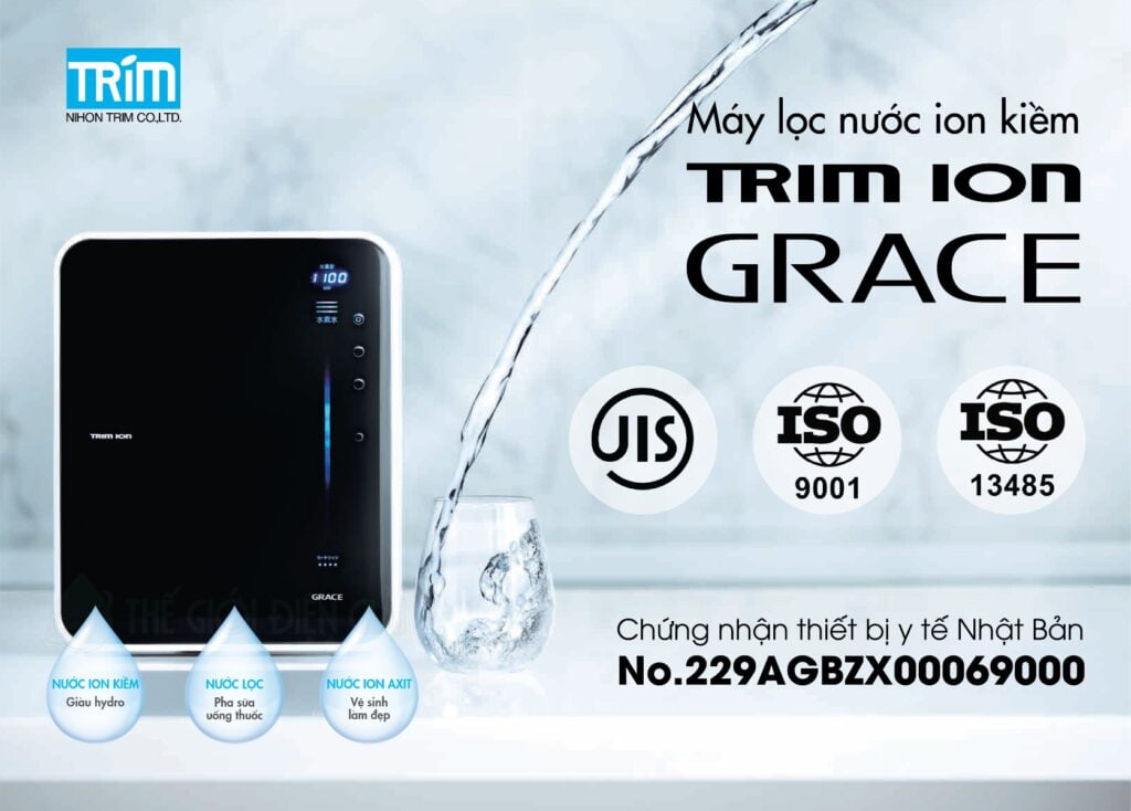 Máy lọc nước ion kiềm Trim Ion Grace
