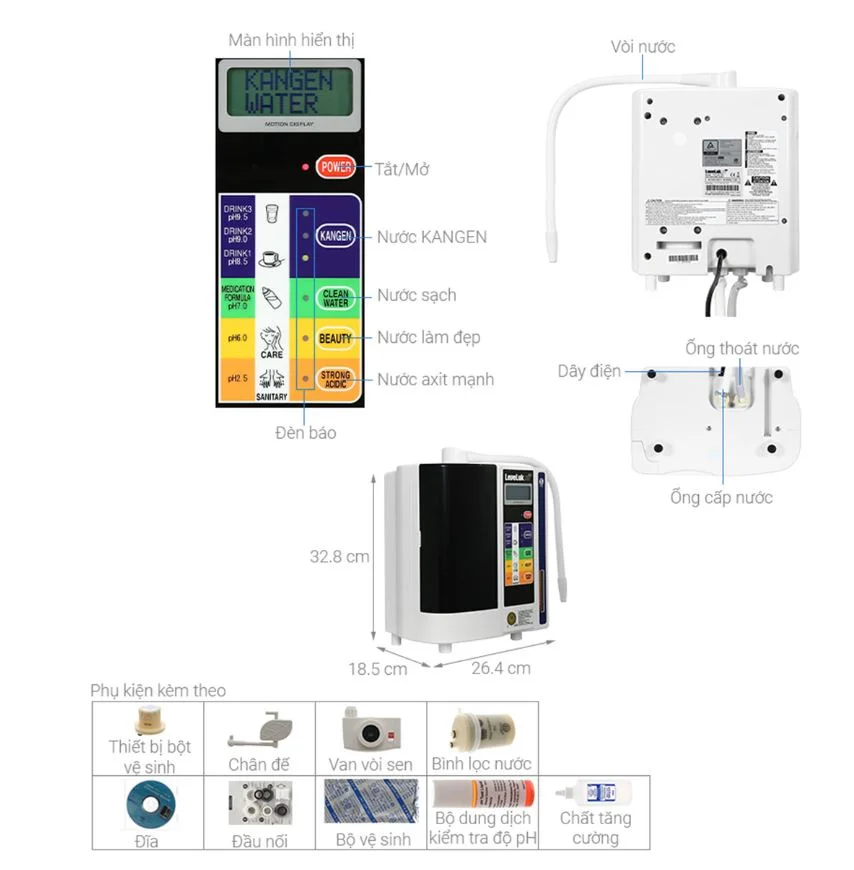 Máy lọc nước Kangen Leveluk DS501 Máy lọc nước Kangen Leveluk DS501