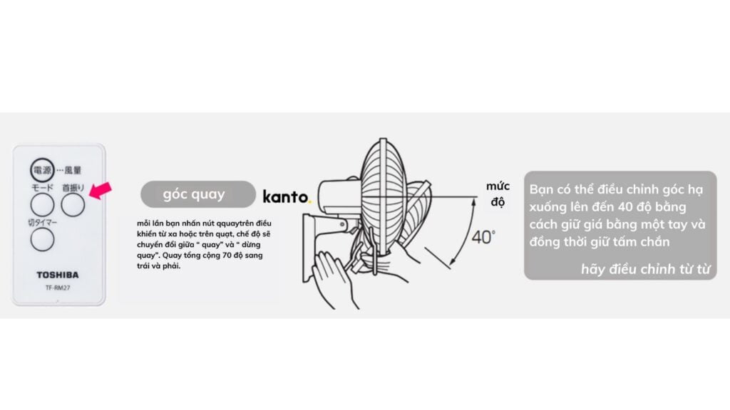 Quạt treo tường Toshiba TF-30RK29