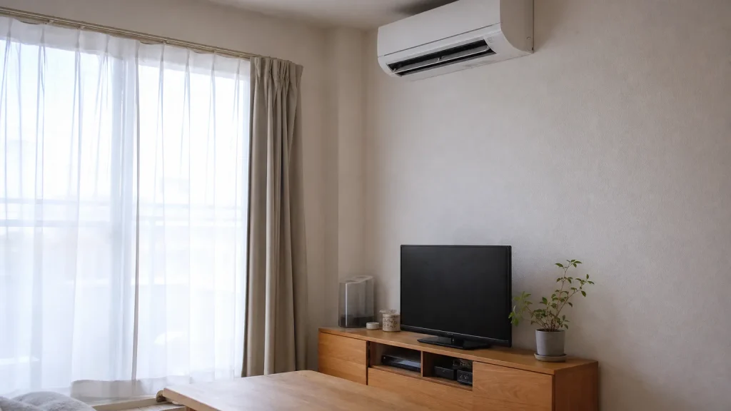 Điều hòa nội địa Nhật trong không gian căn hộ tiết kiệm năng lượng