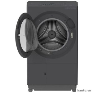 Máy giặt sấy Hitachi BD-SX130ML màu xám đậm mở cửa lồng giặt