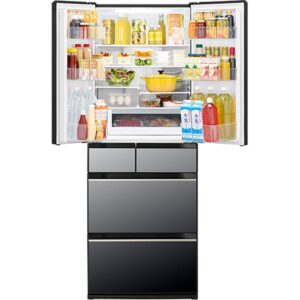 Tủ lạnh Hitachi R-HXC62X mở ngăn lạnh